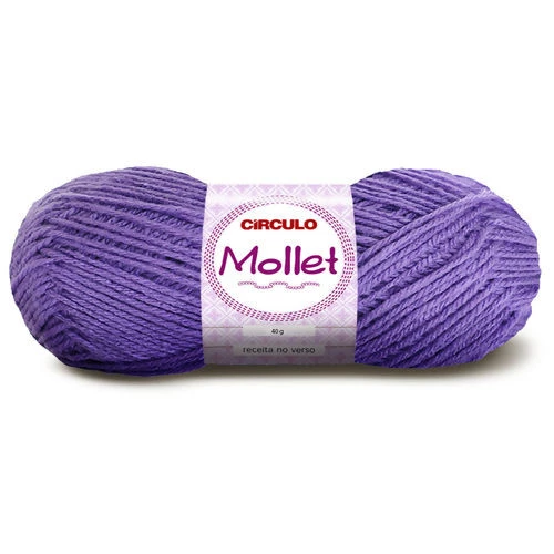 Lã Mollet 40 gramas Marca Circulo - 6399 - Azaleia