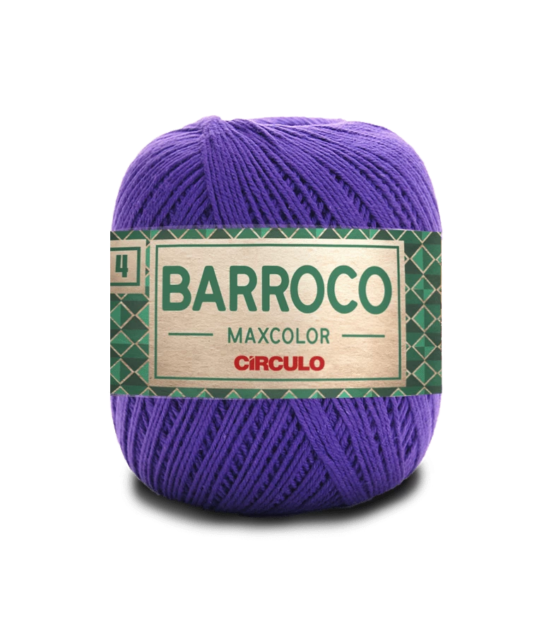 Linha Barroco Max Color N 6 200 Gramas Marca Circulo - 6482 - Roxo