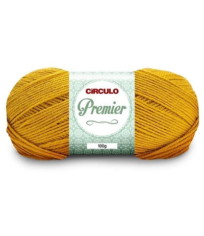 La Premier 100 gramas Marca Circulo COR 7030 MOSTARDA