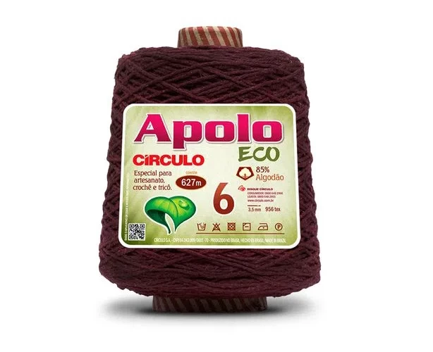 Barbante Apolo Eco fio 6 - Marsala 7136