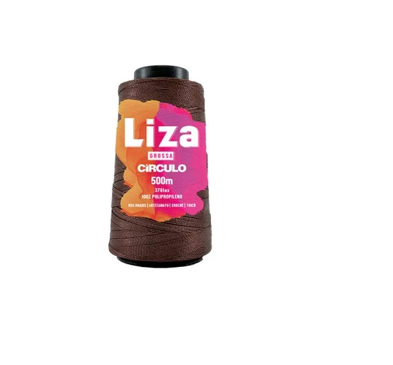 Linha Liza Grossa - Castanho Medio 7217