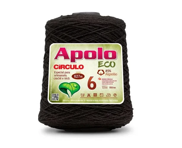 Barbante Apolo Eco fio 6 - Tabaco 7311
