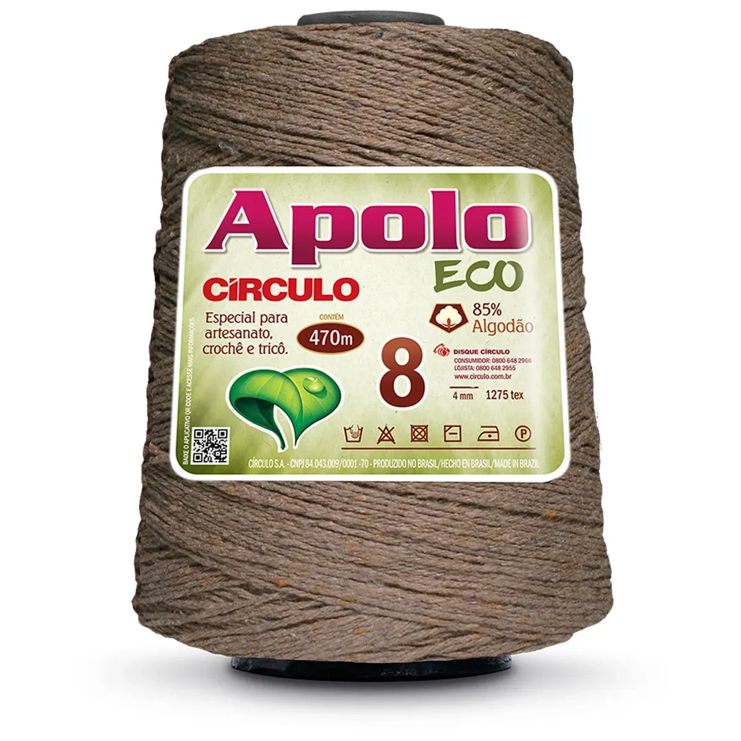 Barbante Apolo Eco fio 8 - Porcelana 7725