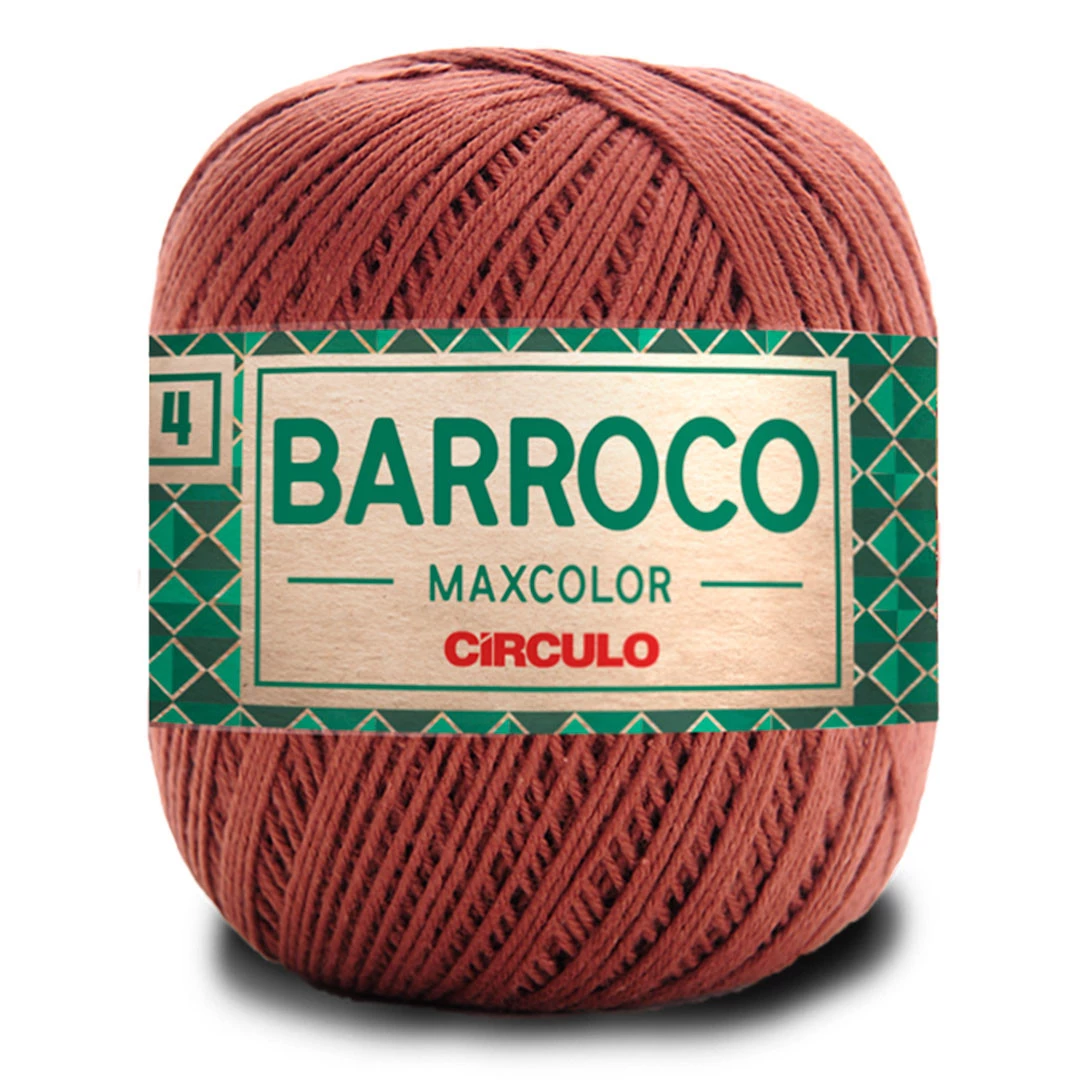 Linha Barroco Max Color N 4 200 Gramas Marca Circulo - 7738 - Café