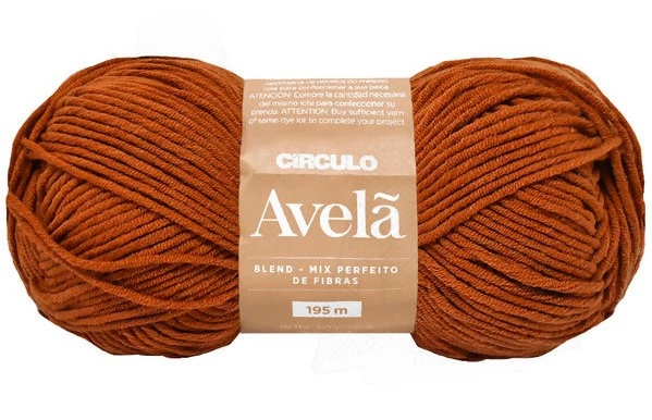 Lã Avelâ 100 g cor 7852 Marmelada