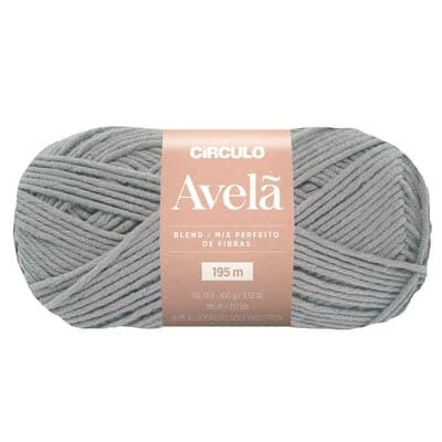 Lã Avelã 100 g cor 8952 Esgrima