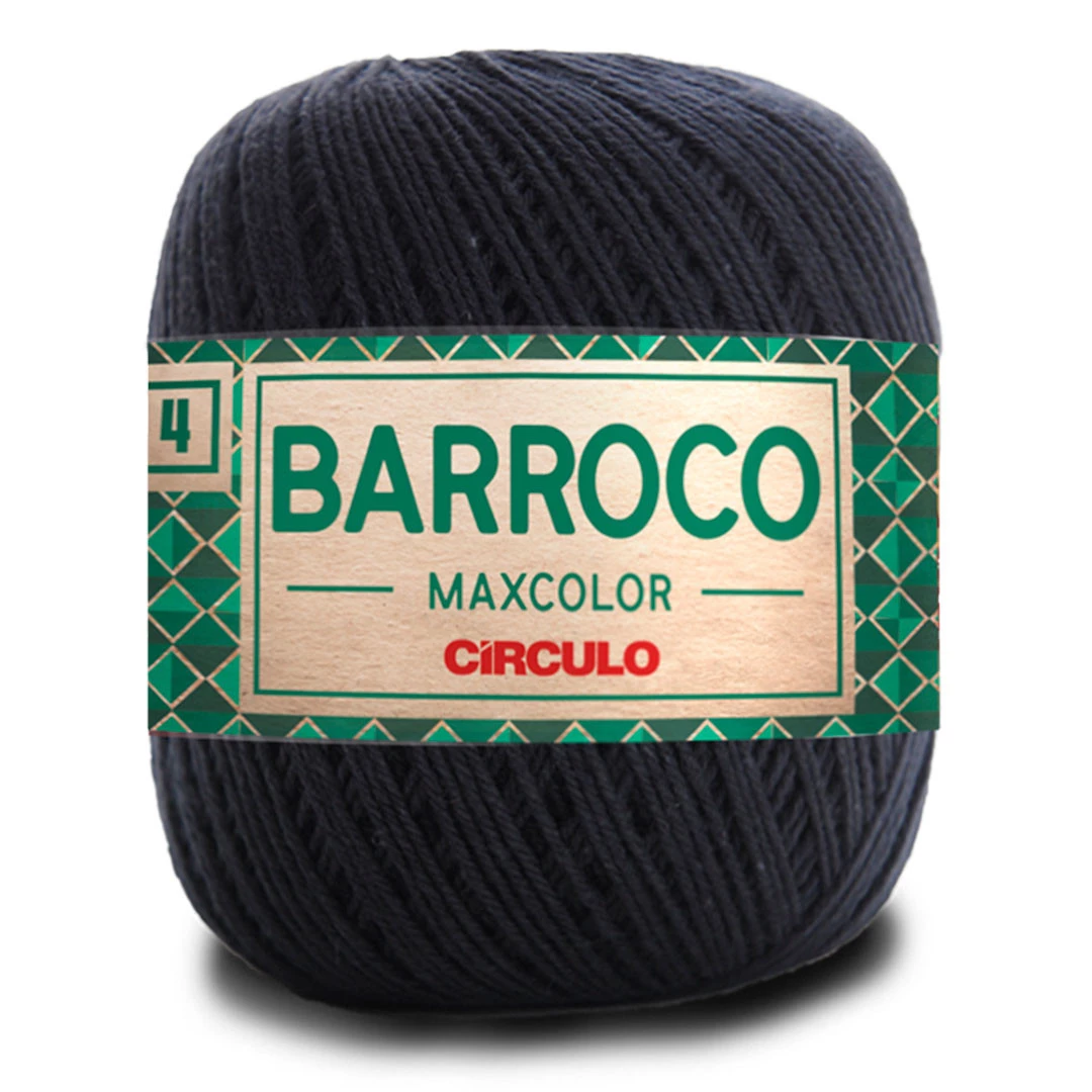 Linha Barroco Max Color N 4 200 Gramas Marca Circulo - 8990 - Preto