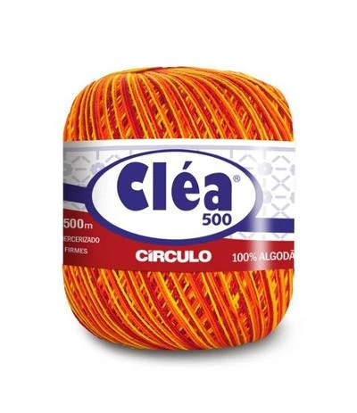 Linha Clea 500 metros Multicolor Marca Circulo - 9165 - Hibisco Amarelo