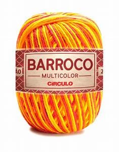 Linha Barroco Multicolor 200 gramas Marca Circulo - 9165 - Hibisco Amarelo