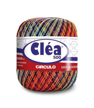 Linha Clea 500 metros Multicolor Marca Circulo - 9233 - Africa