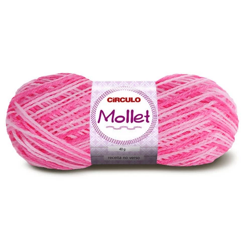 Lã Mollet 40 gramas Marca Circulo - 9288 - Primula