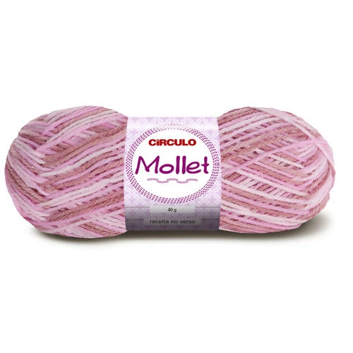 Lã Mollet 40 gramas Marca Circulo - 9373 - Doceira