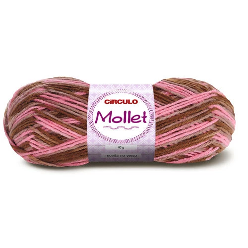Lã Mollet 40 gramas Marca Circulo - 9375 - Bau