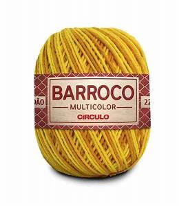 Linha Barroco Multicolor 200 gramas Marca Circulo - 9433 - Abacaxi