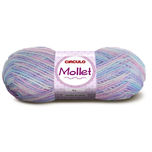 Lã Mollet 40 gramas Marca Circulo - 9490 - Carrossel