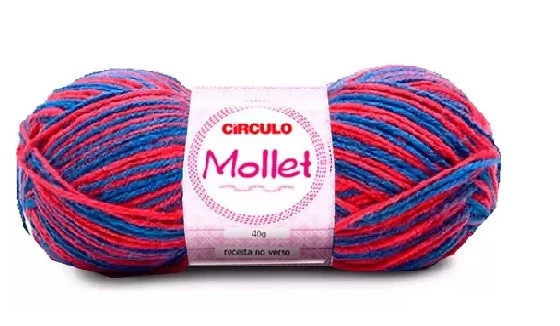 Lã Mollet 40 gramas Marca Circulo - 9542 - Navy