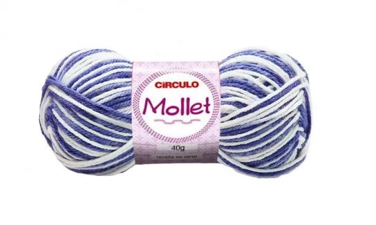 Lã Mollet 40 gramas Marca Circulo - 9641 - Onda
