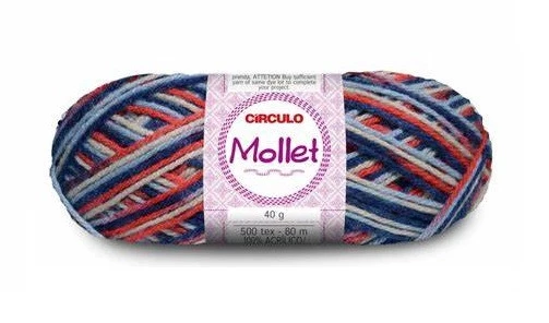 Lã Mollet 40 gramas Marca Circulo - 9642 - Intuiçao