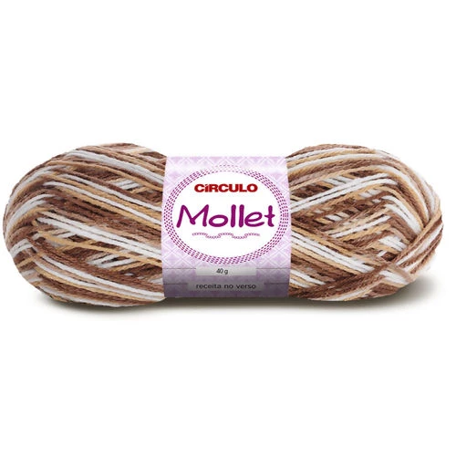 Lã Mollet 40 gramas Marca Circulo - 9687 - Caravela