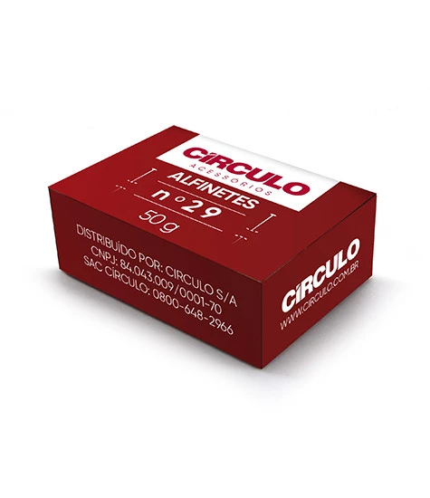 Alfinete de Cabeça N 29 Marca Circulo