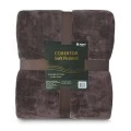 Cobertor Casal Soft Flanel 1,80m X 2,20m - Chocolate