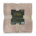 Cobertor Casal Soft Flanel 1,80m X 2,20m - Canela