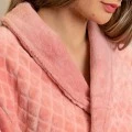 Roupão Microfibra Flannel Feminino Donna - Rossete Tam G
