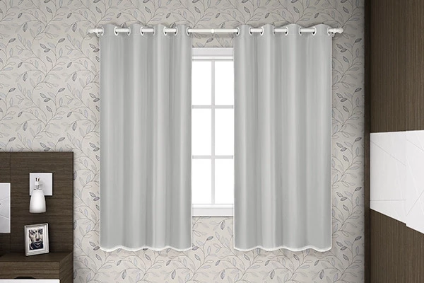 Cortina Voil Com Corta Luz Film 3,00m x 2,50m Branco Adomes