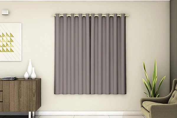Corta Luz PVC para Varão 1,30M Alt X 2,00M Larg cor Avelã