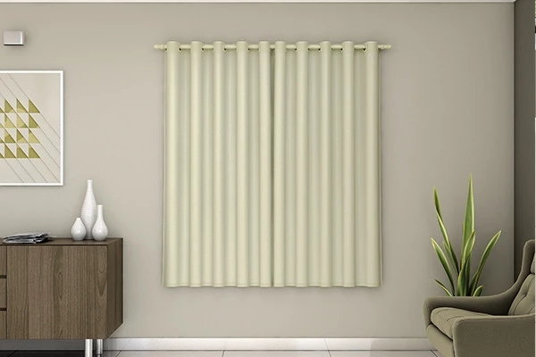 Corta Luz PVC para Varão 1,60M Alt X 1,40M Larg cor Bege
