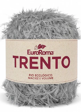 Novelo Euroroma Trento 200 g - Cinza