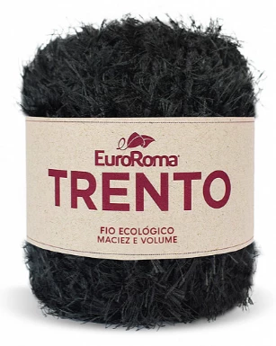 Novelo Euroroma Trento 200 g - Preto