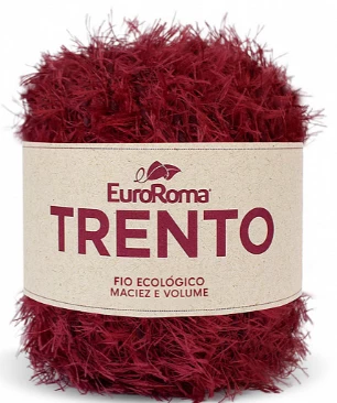 Novelo Euroroma Trento 200 g - Bordô