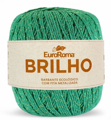 EuroRoma Brilho Dourado 406m - Verde Bandeira 803