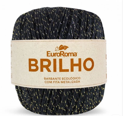 EuroRoma Brilho Dourado 406m - Preto 250