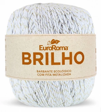 EuroRoma Brilho Dourado 406m - Branco 200