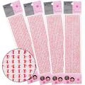 Cartela de Pedras 6mm Autocolante Rosa cor 109 Marca Nybc