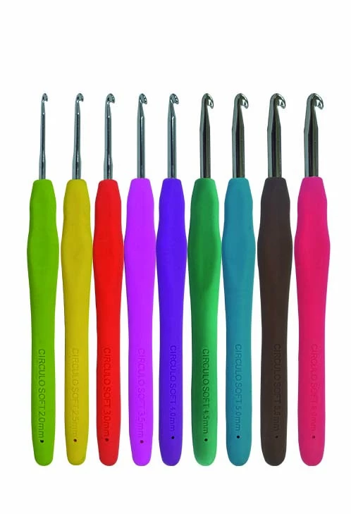 Agulha de Croche Soft Emborrachada Circulo