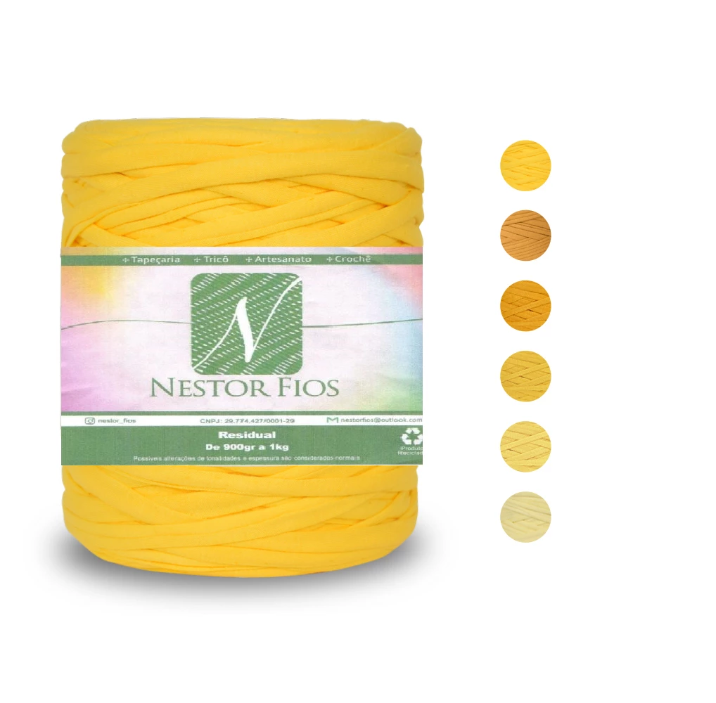 Fio de Malha Amarelo 1 kg Nestor