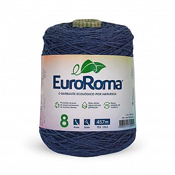 Barbante EuroRoma 4/8 457m - Azul Marinho 904