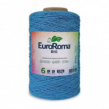 Barbante EuroRoma Big 4/6 1,8Kg - Azul Piscina 901