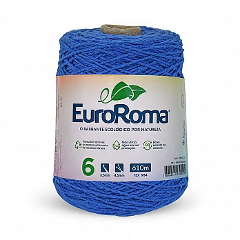 Barbante EuroRoma 4/6 610m - Azul Royal 903