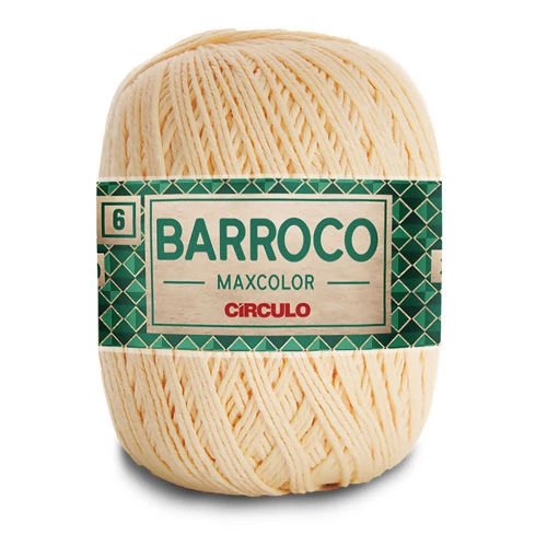 Linha Barroco Max Color N 6 200 Gramas Marca Circulo - 1114 - Amarelo Candy