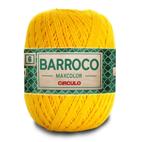 Linha Barroco Max Color N 6 200 Gramas Marca Circulo - 1289 - Canário