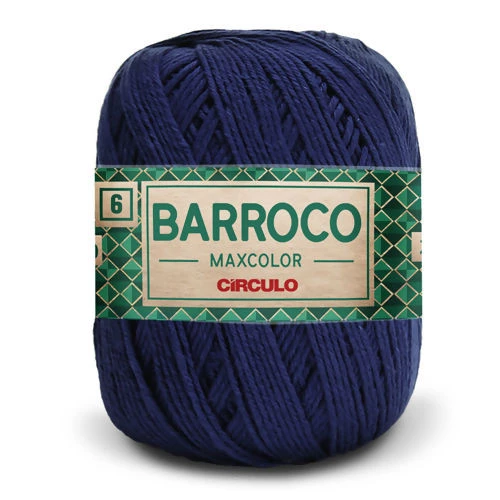 Linha Barroco Max Color N 6 200 Gramas Marca Circulo - 2856 - Anil Profundo