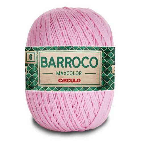Linha Barroco Max Color N 6 200 Gramas Marca Circulo - 3526 - Rosa Candy