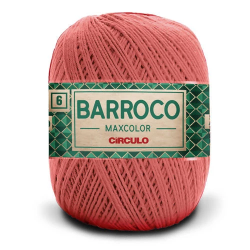 Linha Barroco Max Color N 6 200 Gramas Marca Circulo - 4004 - Coral Vivo