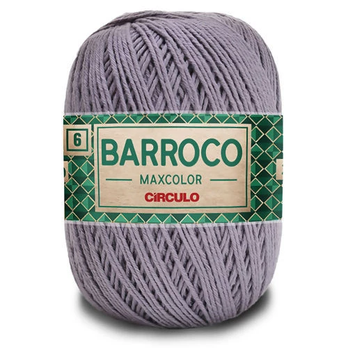 Linha Barroco Max Color N 6 200 Gramas Marca Circulo - 8336 - Cinza Chumbo