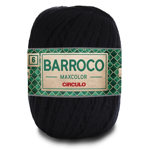 Linha Barroco Max Color N 6 200 Gramas Marca Circulo - 8990 - Preto