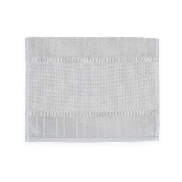Toalha de Banho Velour para Bordar Bella Liso - Cinza
